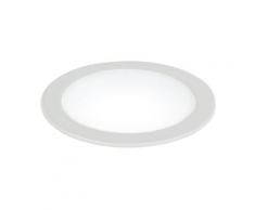 Kit 3 Faretti A Incasso Tondi Alluminio Bianco Led 10 Watt Luce Naturale Intec Inc-fusion-3x5w