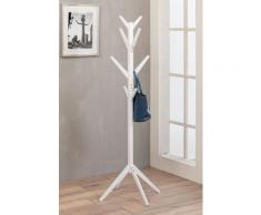 Appendiabiti In Legno 45x45x176 Cm Arrow Bianco