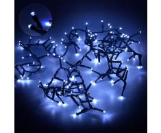 Luci Di Natale 500 Led 10m Con Controller Bianco Freddo Da Esterno Adami