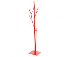 Appendiabiti Da Terra 33x33x178 Cm In Ferro Battuto Vasconi Bamboo Rosso