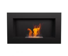 Camino A Bioetanolo Da Parete 64,8x37,4 Cm Flig Washington Nero