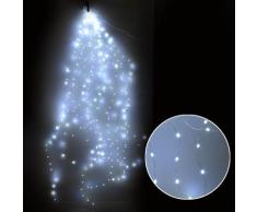 Luci Di Natale A Cascata 350 Microled H2m Bianco Freddo Da Esterno-interno Adami