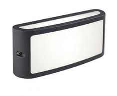 Applique Da Esterno A Led 10w 4000k Sovil Grigio