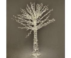 Albero Di Natale Luminoso Con 1016 Led Bianco Caldo H150cm Adami Cristallo