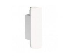 Applique Da Esterno A Led 10w A Tubo Sovil Polar Bianco