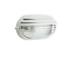 Lampada Applique Ovale Piccola Colore Bianco Per Esterno Linea Palpebra Sovil