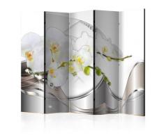 Paravento 5 Pannelli - Pearl Dance Of Orchids Ii 225x172cm Erroi