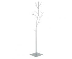 Appendiabiti Da Terra 33x33x178 Cm In Ferro Battuto Vasconi Platano Argento
