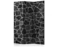 Paravento 3 Pannelli - Black Stones 135x172cm Erroi