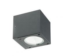 Applique Da Esterno A Led 6w+6w 4000k Sovil Grigio