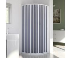 Box Doccia Semicircolare 90x90 Cm 1 Anta A Soffietto In Pvc H185 Dorini