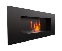 Camino A Bioetanolo Da Parete 90x40 Cm Flig Huston 2 Nero