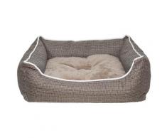 Cuccia Con Cuscino Doubleface Per Cani E Gatti Dandy Marrone