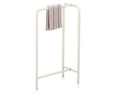 Porta Asciugamani 43x25x78h Cm In Metallo Sabbia Divina Home