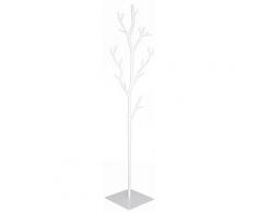 Appendiabiti Da Terra 33x33x178 Cm In Ferro Battuto Vasconi Salice Bianco