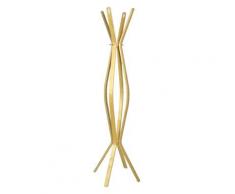 Appendiabiti A Stelo In Legno 4 Braccia 60x60h178cm Adami Naturale