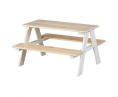 Set Birreria Da Giardino In Legno Tavolo Con Panche Bauer Pic Nic Bimbi