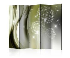 Paravento 5 Pannelli - Green Gentleness Ii 225x172cm Erroi