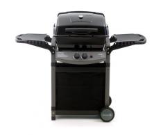 Barbecue A Gas Gpl Pietra Lavica 2 Fuochi 7,6kw Sochef Saporillo