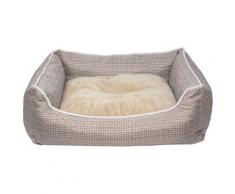 Cuccia Con Cuscino Doubleface Per Cani E Gatti Dandy Beige