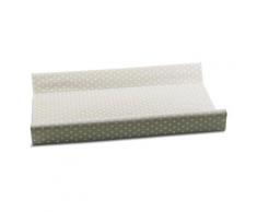Fasciatoio Imbottito Universale In Pvc 49x81cm 2 Lati Italbaby Pois Tortora