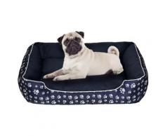 Cuccia Per Cani E Gatti 60x50x15 Cm Blu Scuro