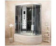 Box Doccia Idromassaggio Multifunzione 130x85 Cm Vasca Vorich Florence Lato Sinistro
