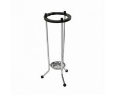 Portaombrelli In Acciaio ø26h66cm Adami Cromato E Nero