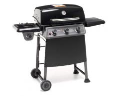 Barbecue A Gas Gpl 3 Fuochi 13,1kw Con Fornello Laterale Sochef Diablo X
