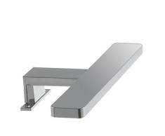 Applique Sopra Specchio Termoplastica Cromo Lampada Bagno Led 5,2 Watt Luce Naturale Intec Spot-b-cruise