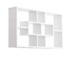 Mensola Soggiorno In Legno 8 Vani 85x14.5x47.5 Cm