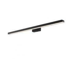 Applique Alluminio Nero Lampada Da Bagno Led 17 Watt Luce Naturale Intec Led-w-lancer
