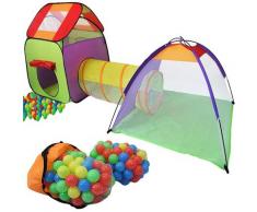 Tenda Igloo Per Bambini Con Tunnel E 200 Palline