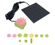 Fontana ad energia solare con 9 ugelli Pompa per laghetto per irrigazione Piscina per acquario