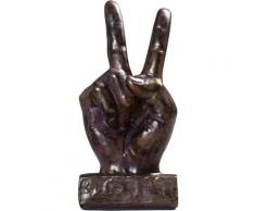 Scultura a mano Decor Statua da dito Resina Decorazioni per la casa per ufficio - Marrone, Dita