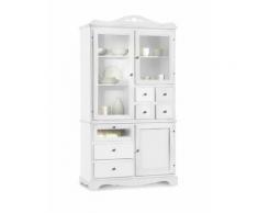 Dispensa alta in legno da cucina