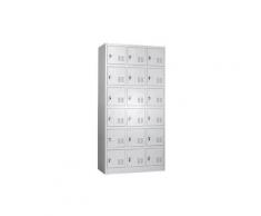 Pidema - Armadietto metallico ufficio CR-1261 lz, armadio spogliatoio in metallo con serratura.