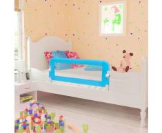Sponde Letto per la Sicurezza dei Bambini 2 pz Blu 102x42 cm