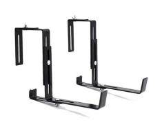 Set di staffe per fioriere regolabili per patio, giardino, recinzione, pergola e balcone