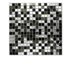 mosaico piastrelle cucina e bagno Strass Nero