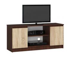 Abamihome - Mobile Porta Tv, Console Tv, Porta Tv 2 Ante, Parete Attrezzata 120 x 55 x 41 - Colore:
