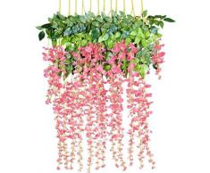 Fiori artificiali glicine artificiale, decorazioni per la casa, ogni filo è lungo 110 cm, seta