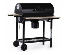 Habitat Et Jardin - Barbecue a carbone 'King' - 95 x 63 x 105 cm - Nero