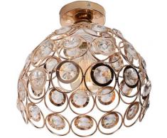 Stoex - Lampadario di Cristallo Moderno 260MM Plafoniera Retrò Plafoniere Vintage per Soggiorno,