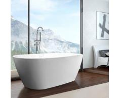 Vasca da Bagno Freestanding Ovale Indipendente Design Moderno Idra