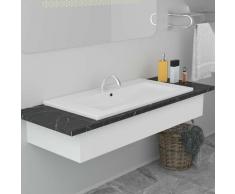 Nova - Lavabo da Incasso in Ceramica moderno Bianco varie dimensioni dimensioni : 81 x 39.5 x 18.5