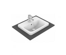 Ideale Standard Connect Lavabo da incasso rettangolare 500mm E5043 E5043, colorazione: Bianco con