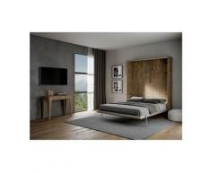 Letto matrimoniale a scomparsa Kentaro made in Italy | Colori : Quercia Natura - Itamoby
