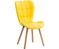 Nova - Sedia Chic Sala da Pranzo in Ecopelle Sedia Design per Salotto Imbottita vari colori colore