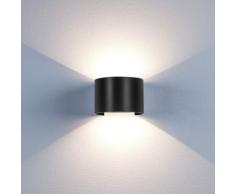 Lampada da Parete Moderna a Led Nero Applique Postmoderna a Semicerchio Lampadario Nordic